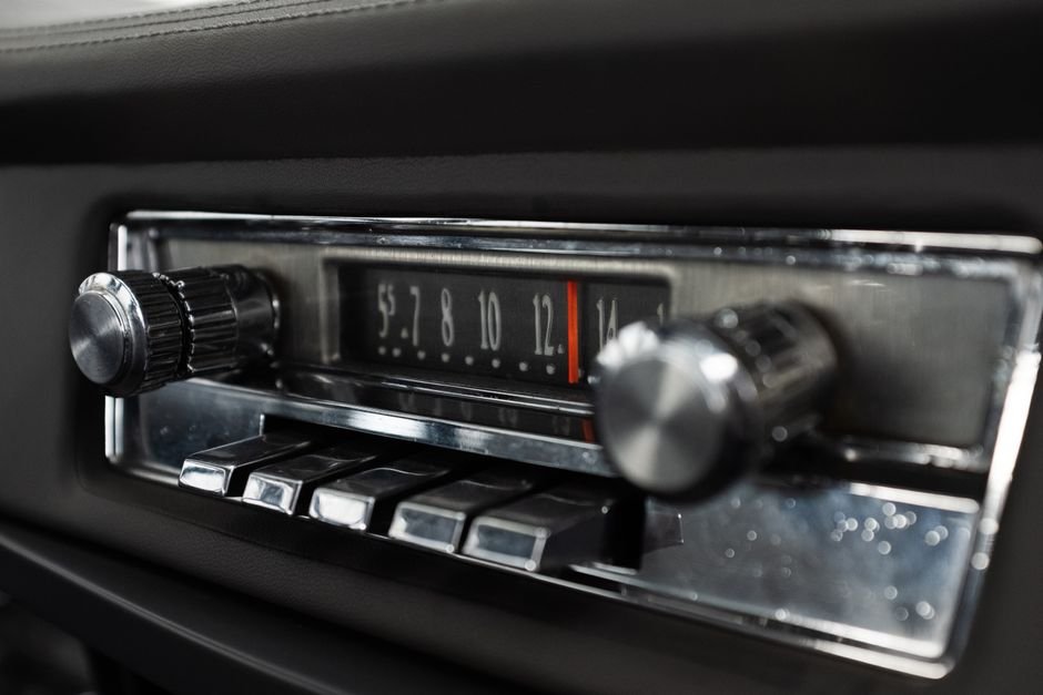 car radio dashboard